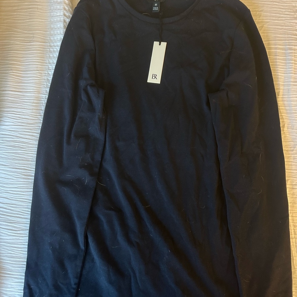 Banana Republic Navy Blue Long Sleeve Tee